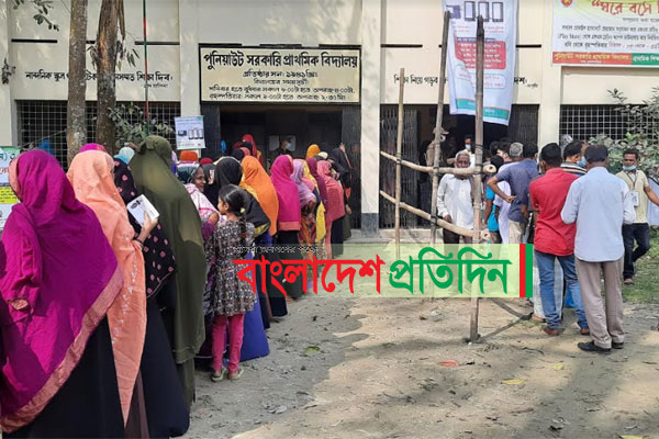 শান্তিপূর্ণ পরিবেশে চলছে ব্রাহ্মণবাড়িয়া পৌর নির্বাচনের ভোটগ্রহণ