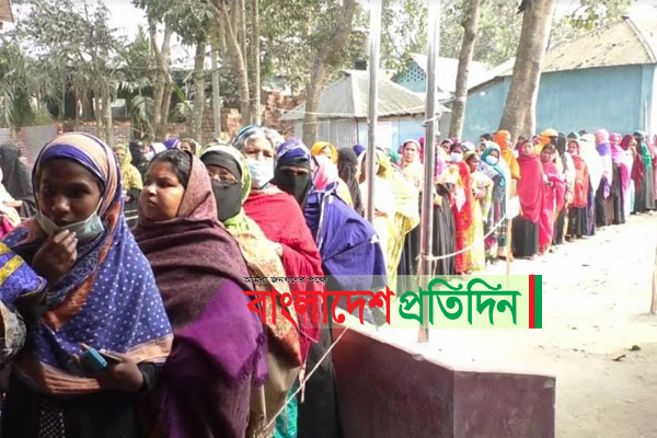 সৈয়দপুর পৌর নির্বাচন: ধীরগতিতে চলছে ভোটগ্রহণ