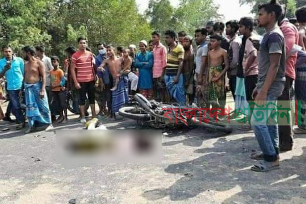 টাঙ্গাইলে বাস চাপায় মোটরসাইকেল আরোহী নিহত
