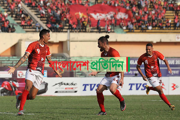 আবাহনীকে উড়িয়ে দিল বসুন্ধরা কিংস

