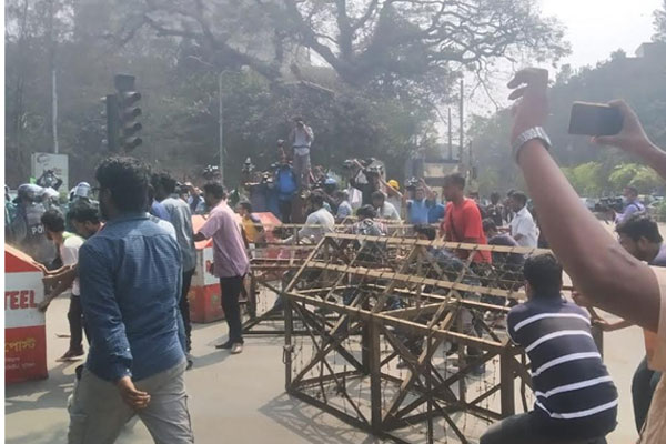 প্রগতিশীল ছাত্র জোটকে ধন্যবাদ জানাল পুলিশ