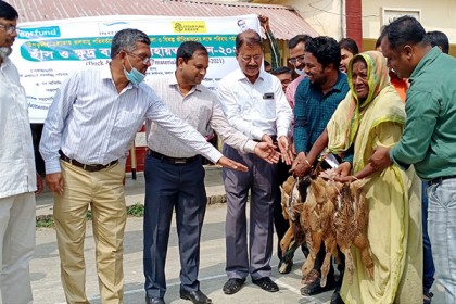 কলাপাড়ায় ১৪৩ দরিদ্র পরিবারের মাঝে সহায়তা