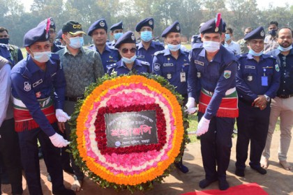 বগুড়ায় পুলিশ মেমোরিয়াল ডে পালিত 