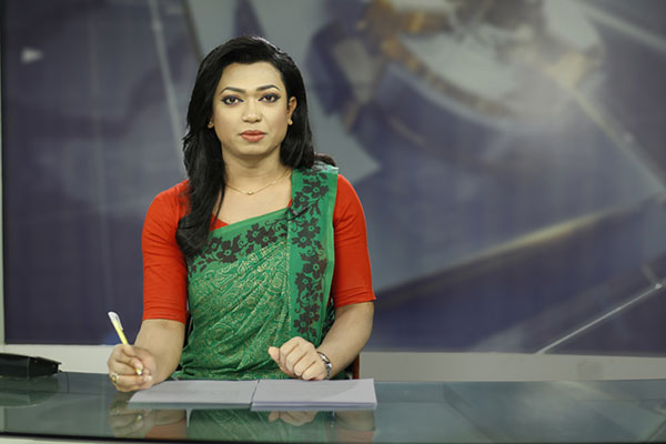 দেশে সংবাদ পাঠে প্রথম ট্রান্সজেন্ডার নারী

