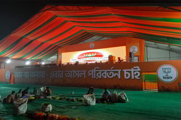 পশ্চিমবঙ্গে গেরুয়া ঝড়ে সামিল হতে পারে ২০ লাখ নেতা-কর্মী 