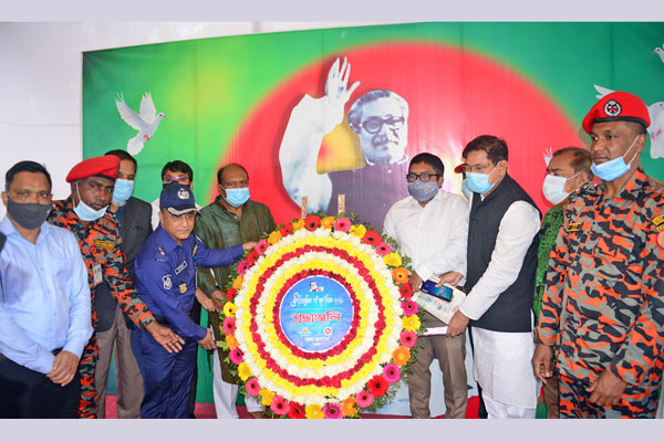 ঐতিহাসিক ৭ মার্চে বগুড়ায় শ্রদ্ধাঞ্জলি নিবেদন