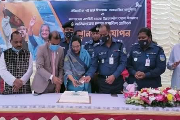উন্নয়নশীল দেশে উত্তরণে নেত্রকোনায় আনন্দ উদযাপন