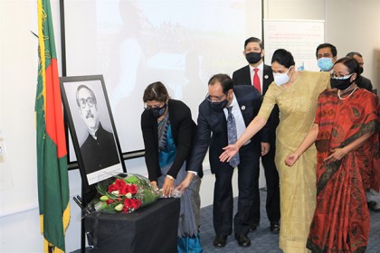 নিউইয়র্কস্থ বাংলাদেশ কনস্যুলেটে ঐতিহাসিক ৭ মার্চ উদযাপন 