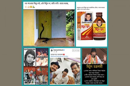 অভিনেতা মিঠুনকে নিয়ে ব্যঙ্গ, পাশে দাঁড়াচ্ছে বিজেপি