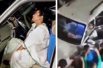 মমতার ওপর ‘হামলা’র ঘটনায় পুলিশের মামলা