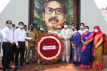 মাগুরায় জাতির পিতার জন্মশতবাষির্কী পালিত