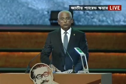 প্রজন্মের পর প্রজন্মকে অনুপ্রাণিত করে যাবেন বঙ্গবন্ধু: মালদ্বীপের প্রেসিডেন্ট
