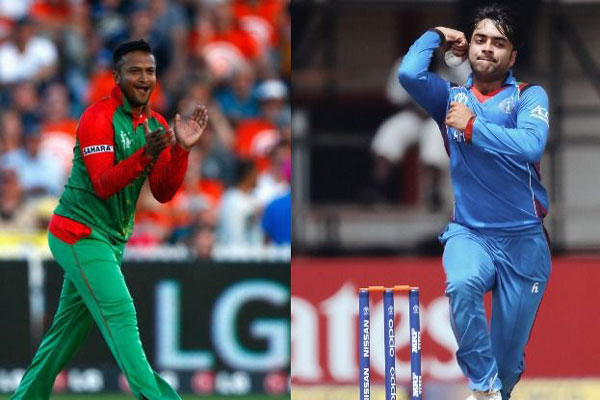 ২৭ ম্যাচ কম খেলেই সাকিবের পাশে রশিদ খান
