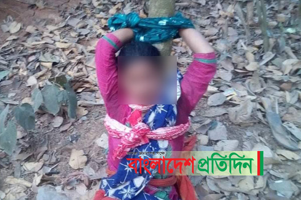 কালিয়াকৈরে গাছের সাথে বেঁধে গার্মেন্টসকর্মীকে নির্যাতন
