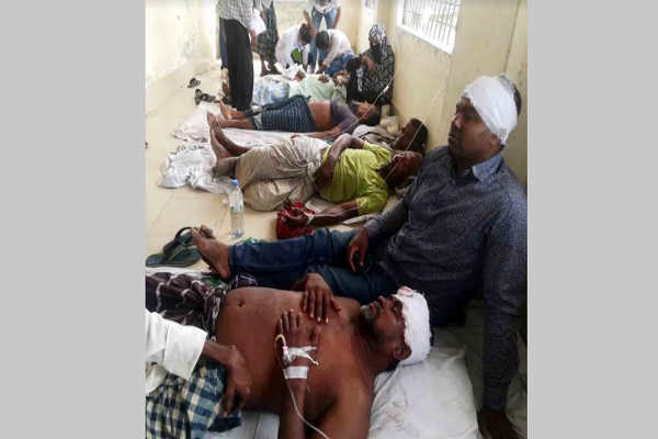 বাগেরহাটে নির্বাচনী সহিংসতায় চেয়ারম্যান প্রার্থীসহ আহত ৪০