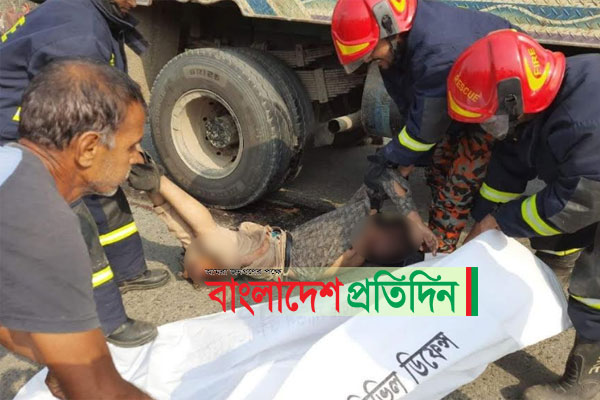 টাঙ্গাইলে ট্রাকচাপায় মোটরসাইকেল আরোহী নিহত