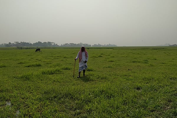 সেচে বাধা প্রভাবশালীদের, ৪৫ কানি জমি অনাবাদি