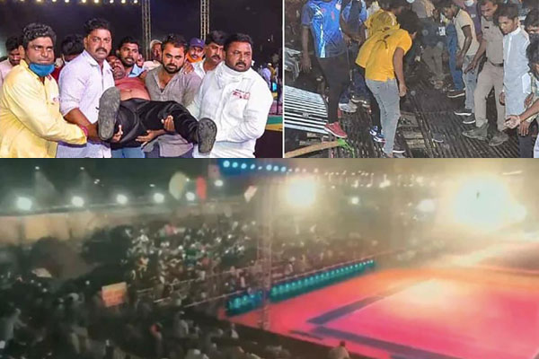 খেলা চলাকালীন গ্যালারি ভেঙে ভয়াবহ দুর্ঘটনায় আহত শতাধিক (ভিডিও)