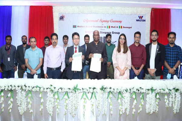 মালি ও সেনেগালে পণ্য রপ্তানিতে ওয়ালটনের চুক্তি