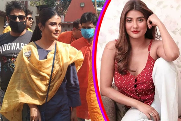 ভোটের মাঠে পার্নো বললেন ‘আমি শুধু মানুষকে ভালোবাসা দিতে এসেছি’