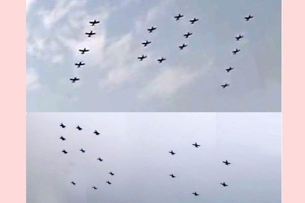 দেশের আকাশে ভাসলো ১০১ ও ৫০