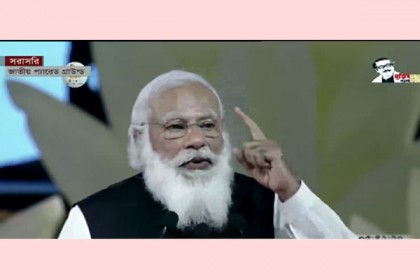 বাংলাদেশের স্বাধীনতার জন্য আকুলতা ভারতেও ছিল: মোদি