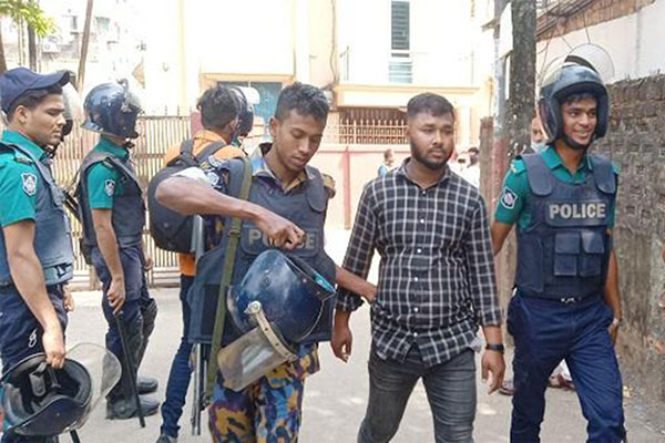 সিলেটে মোদি বিরোধী বিক্ষোভ থেকে আটক ১৪

