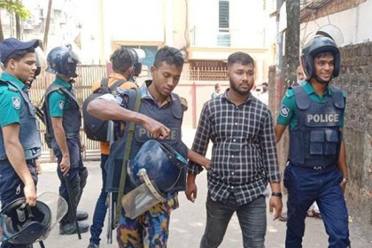 সিলেটে মোদি বিরোধী বিক্ষোভ থেকে আটক ১৪

