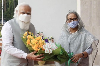 বৈঠকে হাসিনা-মোদি

