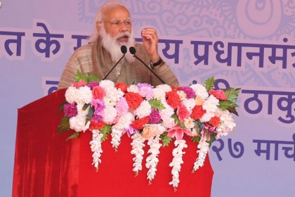 আমার বহুদিনের আকাঙ্ক্ষা পূর্ণ হয়েছে: মোদি 


