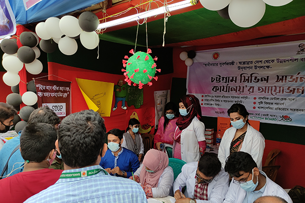 চট্টগ্রামে উন্নয়ন মেলায় স্বাস্থ্যসেবা    

