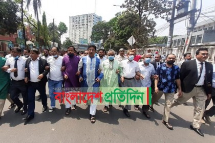 সিলেট জেলা আওয়ামী লীগের শোডাউন

