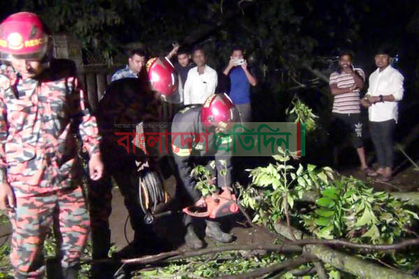 কালবৈশাখী ঝড়ে বিধ্বস্ত হবিগঞ্জ