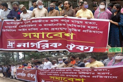 দ্রব্যমূল্যের লাগাম টেনে ধরতে ব্যর্থ সরকার : নাগরিক ঐক্য 