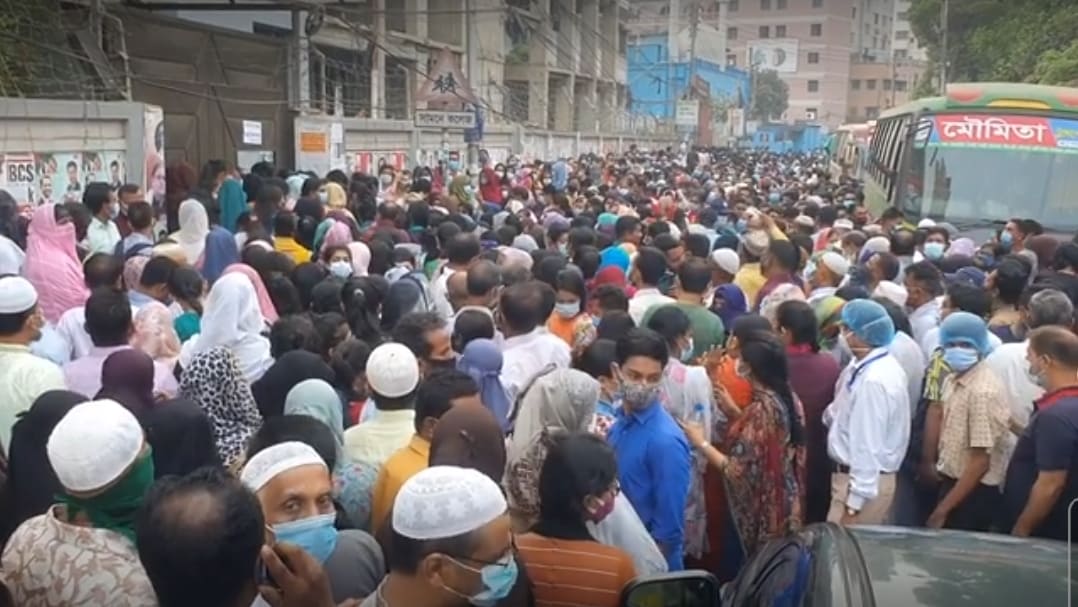 মেডিকেল ভর্তি পরীক্ষা, উপেক্ষিত স্বাস্থ্যবিধি 