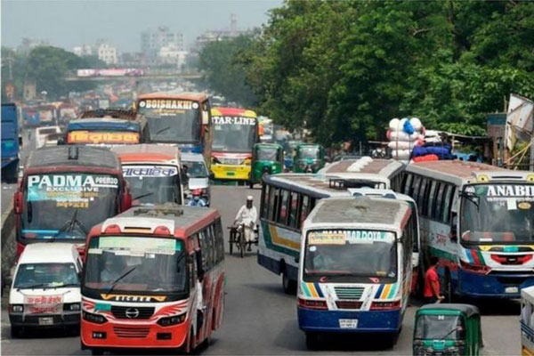 ১৪ এপ্রিল থেকে বন্ধ থাকবে গণপরিবহন 

