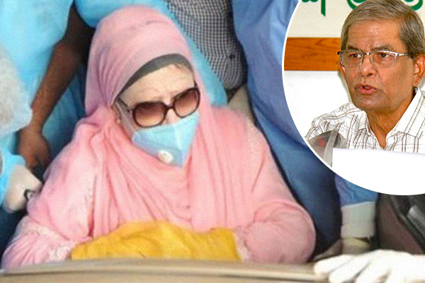 করোনা আক্রান্ত খালেদা জিয়ার বর্তমান অবস্থা নিয়ে যা বললেন ফখরুল