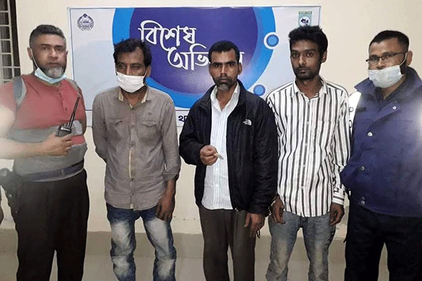 হেরোইনসহ আইনজীবী ও তার দুই সহযোগী আটক