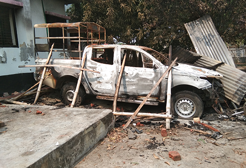সালথা তাণ্ডব: তিন কোটি টাকার ক্ষতি, আটক ৬১