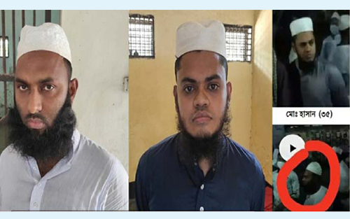সিসিটিভির ফুটেজ দেখে হেফাজতের দুই কর্মী গ্রেফতার