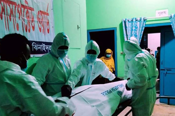 ঝিনাইদহে করোনা আক্রান্ত হয়ে গৃহবধূর মৃত্যু