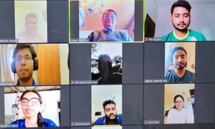বিদেশ থেকেও অনলাইনে ক্লাস নিচ্ছেন তথ্যমন্ত্রী