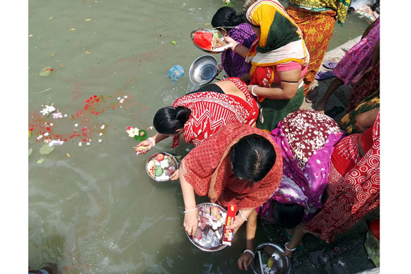 কলাপাড়ায় চৈত্র সংক্রান্তিতে গঙ্গা পূজা