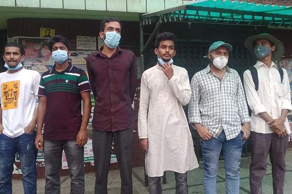 আখতারের মুক্তি চেয়ে সমাবেশ, দুই শিক্ষার্থীকে পুলিশের জিজ্ঞাসাবাদ