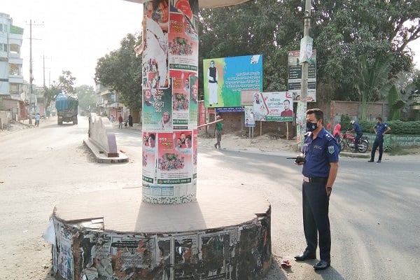 চাঁপাইনবাবগঞ্জে চলছে কঠোর লকডাউন