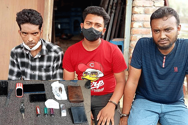 শেরপুরে স্বেচ্ছাসেবক লীগের তিন নেতা মাদকসহ গ্রেফতার 