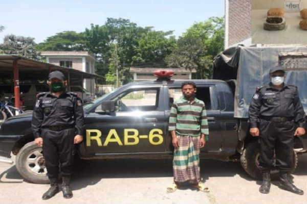 জীবননগরে সাড়ে তিন কেজি গাঁজাসহ একজন আটক