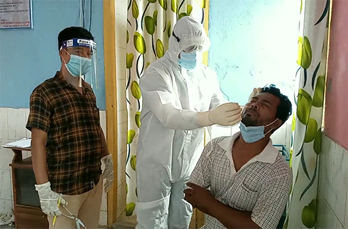করোনা নির্ণয়ে মোংলায় ‘র‌্যাপিড অ্যান্টিজেন টেস্ট’ শুরু