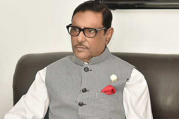 বিএনপির গণতন্ত্র ওরস্যালাইনের মতো : ওবায়দুল কাদের