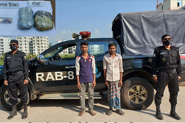 আগৈলঝাড়ায় গাঁজাসহ আটক দুই মাদক বিক্রেতা কারাগারে